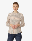 ESSENTIAL BONDED COTTON BLOUSE