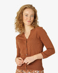 ORGANIC COTTON KNIT CARDIGAN
