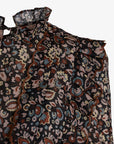 OTN PRINTED RAMIE BLOUSE