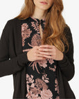 ESSENTIAL COTTON MELANGE CARDIGAN
