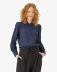EVANN SHIRT WITH FRILLED COLLAR