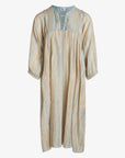 SHIMMER COTTON STRIPE DRESS