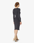 VISCOSE KNIT DRESS