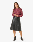 GISANN LEATHER SKIRT