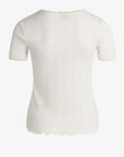 MINDYNN ORGANIC POINTELLE T-SHIRT