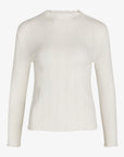MINDYNN ORGANIC POINTELLE BLOUSE