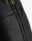 ESSENTIAL LEATHER STRETCH TROUSERS