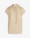 ORGANIC COTTON CREASED SHEER SHIRT