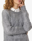 ESSENTIAL MELANGE MOHAIR PULLOVER