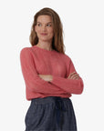 ESSENTIAL MELANGE MOHAIR PULLOVER