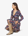BELINDEUM PRINTED WRAP DRESS