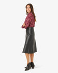 GISANN LEATHER SKIRT
