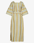 STRIPED LINEN BLEND