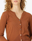 ORGANIC COTTON KNIT CARDIGAN