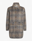 CHECKED WOOL HEAVY OUTERWEAR