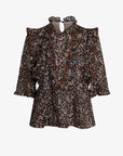 OTN PRINTED RAMIE BLOUSE