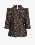OTN PRINTED RAMIE BLOUSE