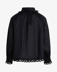 OTN ORGANIC LINEN DECO BLOUSE