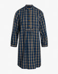 ORGANIC BLUE CHECK DRESS