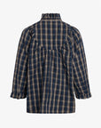 ORGANIC BLUE CHECK BLOUSE