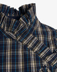 ORGANIC BLUE CHECK BLOUSE