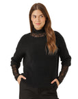 HILDENN KNITTED PULLOVER 3/4 SLEEVES