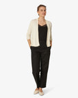 ESSENTIAL COTTON MELANGE CARDIGAN