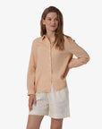 SHEER LINEN SHIRT