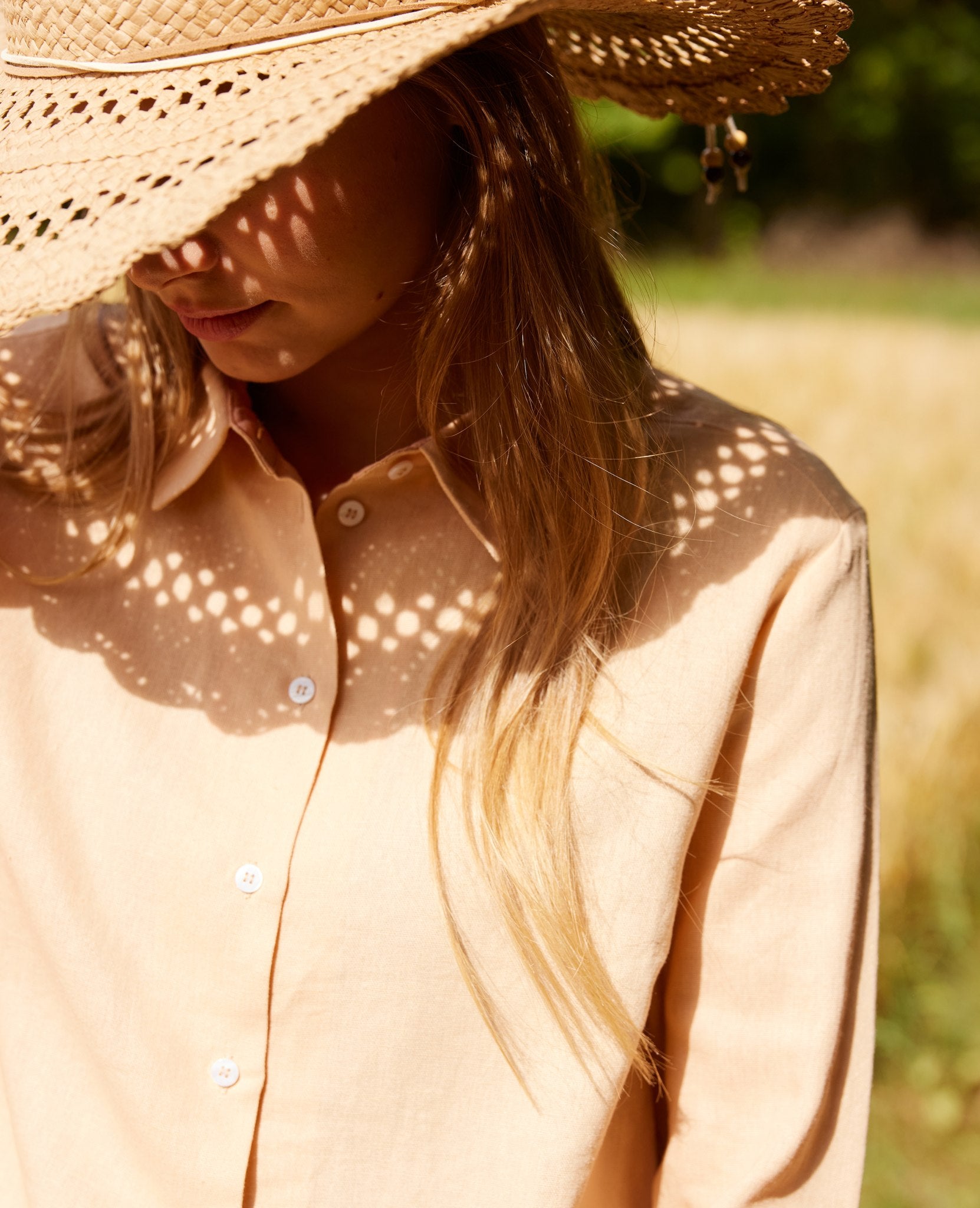 SHEER LINEN SHIRT