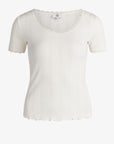 MINDYNN ORGANIC POINTELLE T-SHIRT