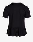 NOLANN ORGANIC JERSEY PEPLUM T-SHIRT