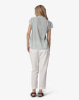 ORGANIC COTTON CREASED SHEER SHIRT