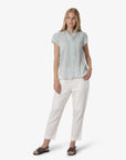 ORGANIC COTTON CREASED SHEER SHIRT