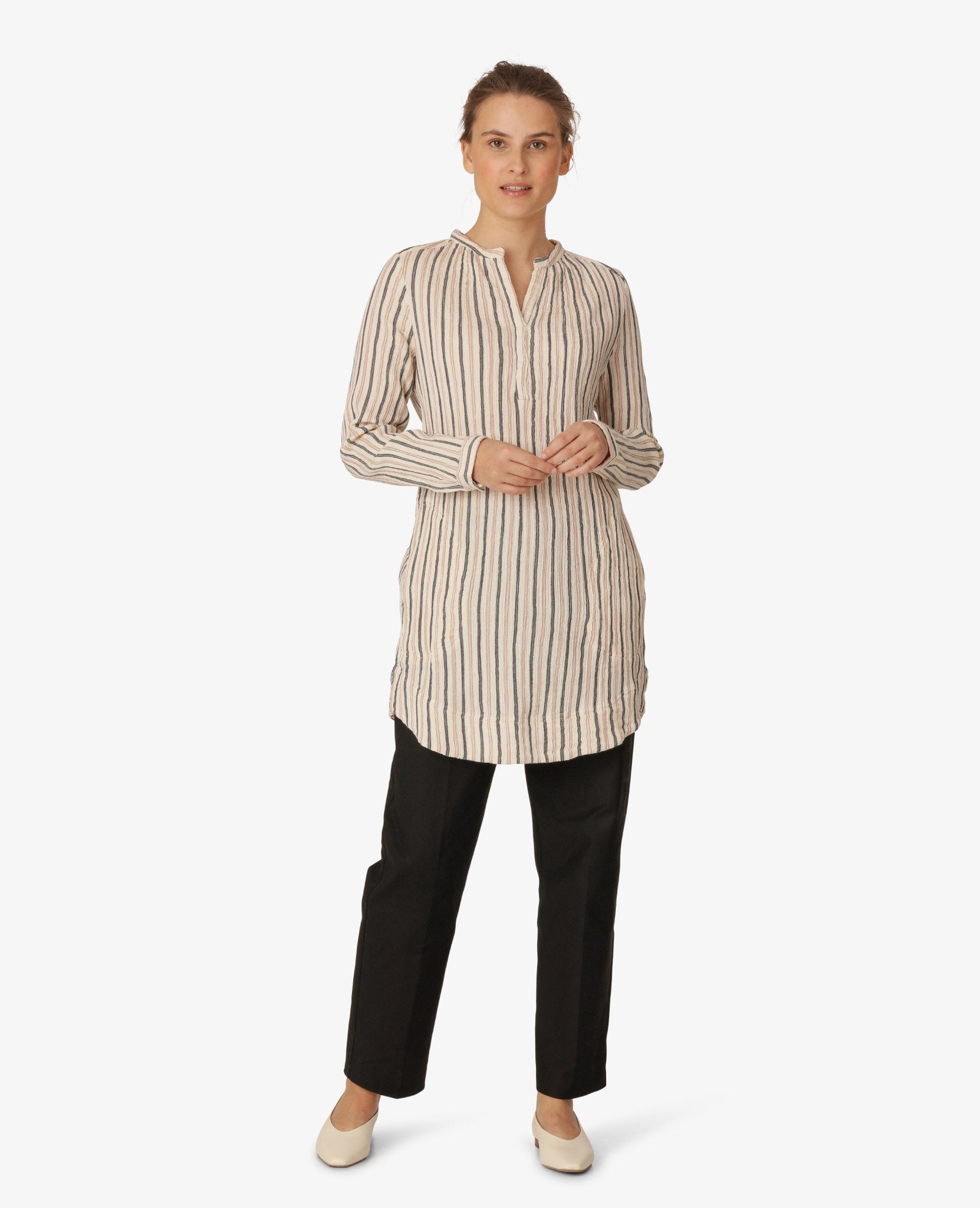 ESSENTIAL BONDED COTTON TUNIC