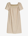 SYLVIAUM CHECKED DRESS