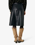 NANCYNN LEATHER SKIRT